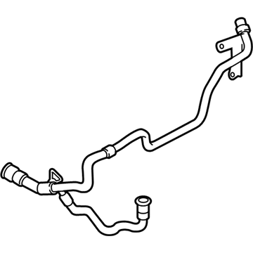 BMW 17-12-7-648-187 Line, Heating-Expansion Tank-Pump