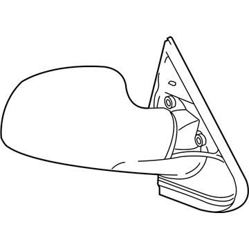 Mopar 4857877AC Driver Side Mirror Outside Rear View