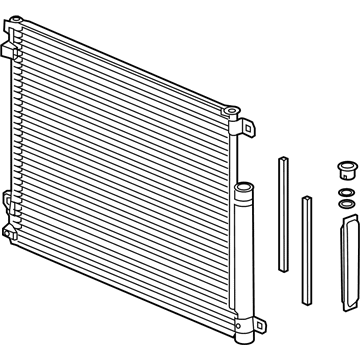 Honda 80100-TBA-A01 Condenser Assy