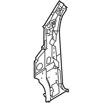 GM 96648072 Inner Hinge Pillar