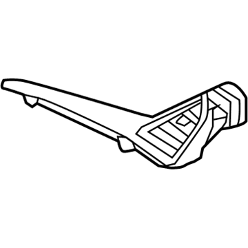 Hyundai 97406-2W000-NN2 Duct Assembly-Side Air Ventilator, RH