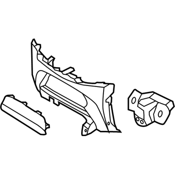 Hyundai 84770-2W000-NBC Panel-Crash Pad, Center
