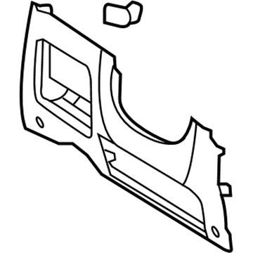Hyundai 84750-2W100-NBC Panel Assembly-Crash Pad Lower, LH