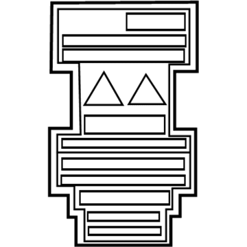 Toyota 82685-50050 Caution Label
