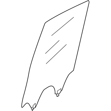Infiniti 82300-3JA1C Glass Assy-Rear Door Window, RH