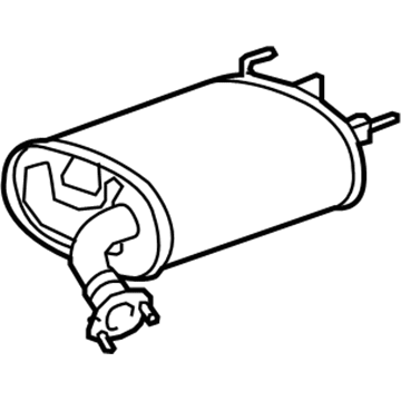 Toyota 17430-28710 Rear Muffler