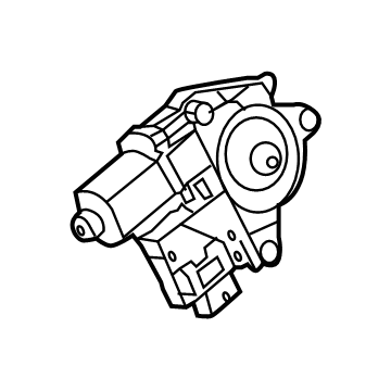 Mopar 68302550AC Motor-Window Regulator