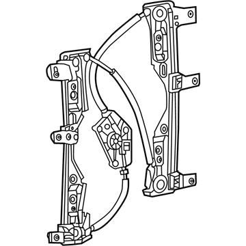 Mopar 68292082AA Front Door Window Regulator