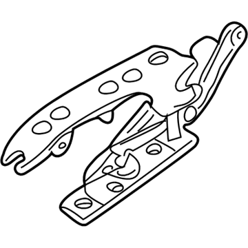 BMW 41-61-8-203-275 Left Engine Hood Hinge