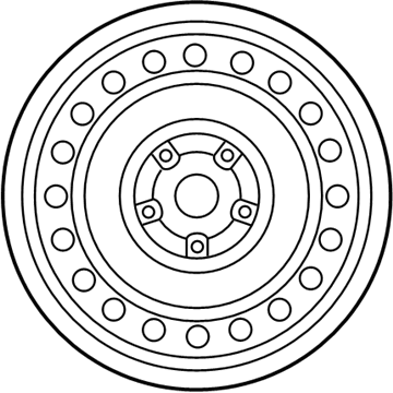 Nissan 40300-1JA0B Wheel Assy-Disk