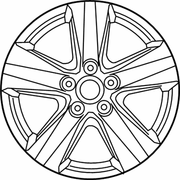 Nissan D0C00-3GP0A Aluminum Wheel