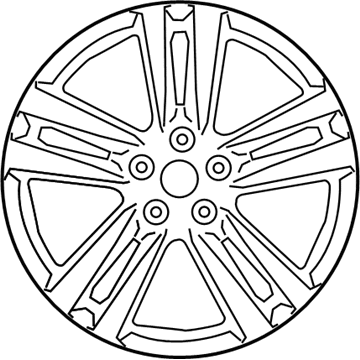 Nissan D0300-1JH2A Aluminum Wheel