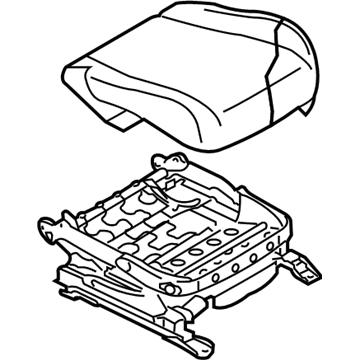 Infiniti 87300-1CK2A Cushion Assembly - Front Seat