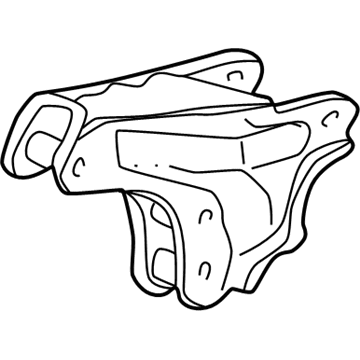 Honda 50827-S5B-990 Bracket, RR. Engine Mounting