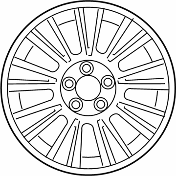 Hyundai 52910-3M351 Aluminium Wheel Assembly