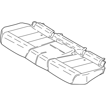 BMW 52-20-6-994-386 FOAM RUBBER PAD, SEAT, REAR