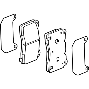 GM 84345383 Front Pads