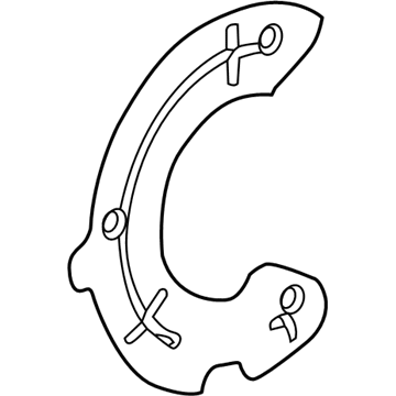 GM 23446731 Shield-Front Brake