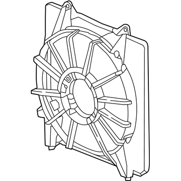 Acura 38615-5J2-A01 Shroud Complete , Sub