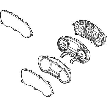 Kia 94016B2770 Cluster Assembly-Instrument