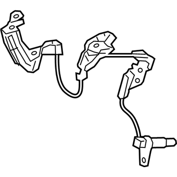 Lexus 89543-50050 Sensor, Speed, Front LH