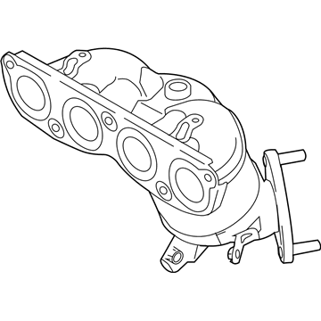 Kia 285102ELE0 Exhaust Manifold Catalytic Assembly