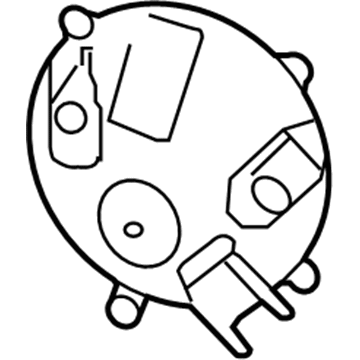 Nissan 96368-5RE0A Actuator Assy-Mirror, LH