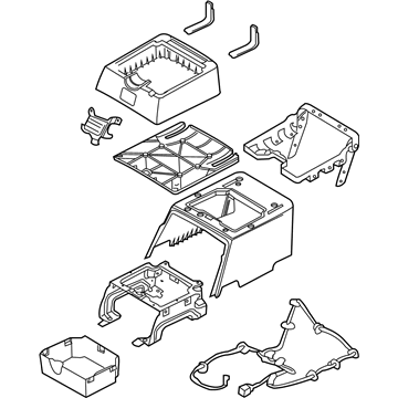 Mopar 1DL12ZJ8AA BOX/BIN-Floor