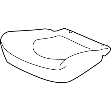 Hyundai 88160-38000-GBN Front Seat Cushion Cover, Left