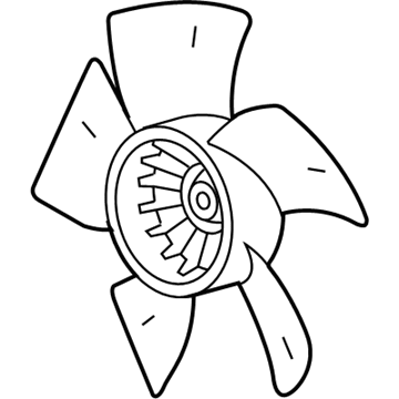 GM 89022528 Fan Blade