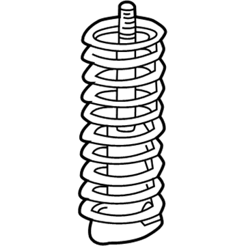 Hyundai 55350-38600 Spring-Rear