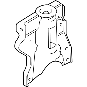 Kia 5536038601 Bracket Assembly-Rear Side ABSORBER Mounting