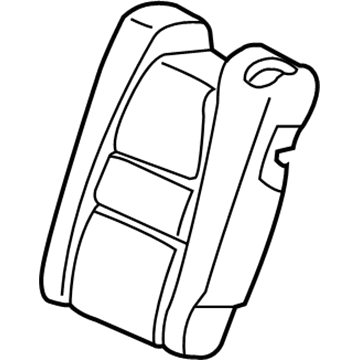 Honda 82527-TM8-A91 Pad, L. RR. Seat-Back