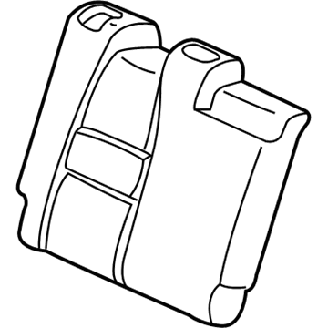 Honda 82127-TM8-A03 Pad, Right Rear Seat-Back