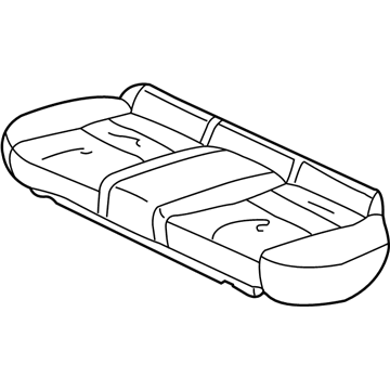 Honda 82131-TM8-A92ZB Cover, Rear Seat Cushion Trim (Gray)