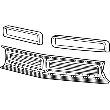 Mopar 6NT89RXFAA Grille-Radiator