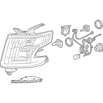 GM 23490005 Headlamp Assembly