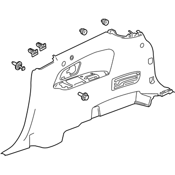 GM 23335252 Quarter Trim Panel