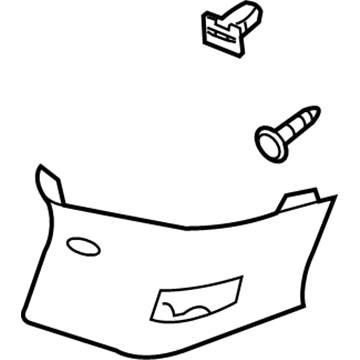 GM 20979844 Rear Pillar Trim