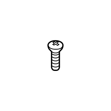 BMW 51-11-8-122-522 Phillips Head Screw For Plastic Material
