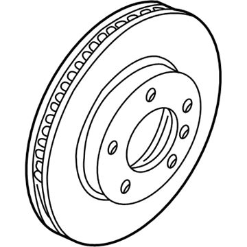 BMW 34-11-6-864-047 Brake Disc, Ventilated