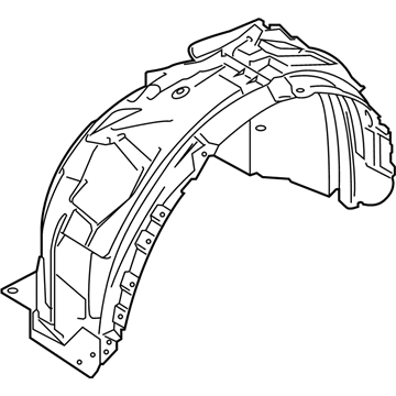 Ford LJ6Z-16103-J GUARD - FRONT SPLASH