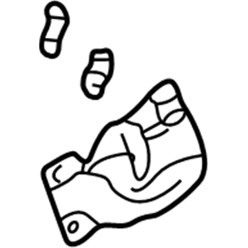 Mopar MR641411 Handle-Front Door Inside
