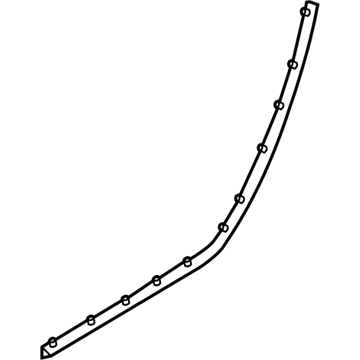 BMW 51-22-7-033-798 Gasket, Door Joint, Bottom Rear Right