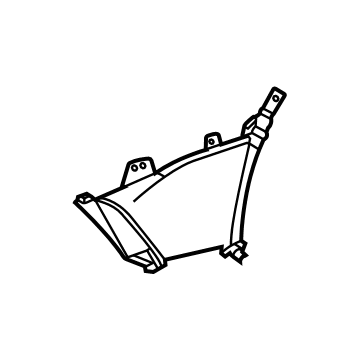 Hyundai 86541-L0300 Air Duct-FR Bumper, LH