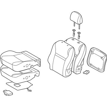 GM 19185010 Seat Assembly