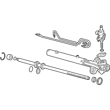 Honda 53601-S0X-A04RM Rack, Power Steering