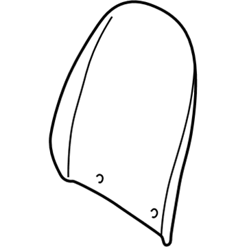 BMW 52-10-8-400-975 Lower Backrest Shell