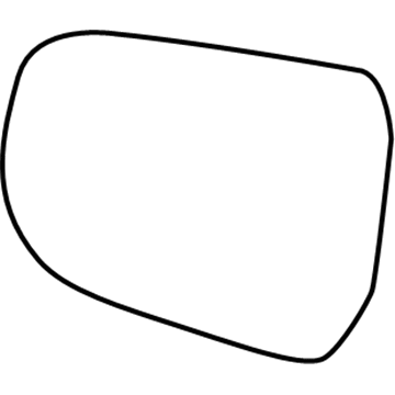 GM 84883141 Mirror Glass