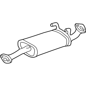 Toyota 17403-75150 Muffler & Tail Pipe